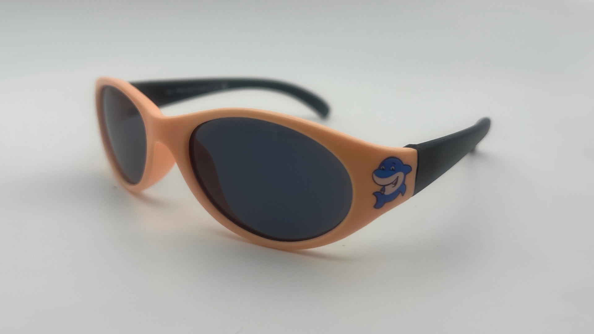 Lunettes Bébé Orange - Cote Lunettes de soleil bébé orange verres noirs polarisés vue cote