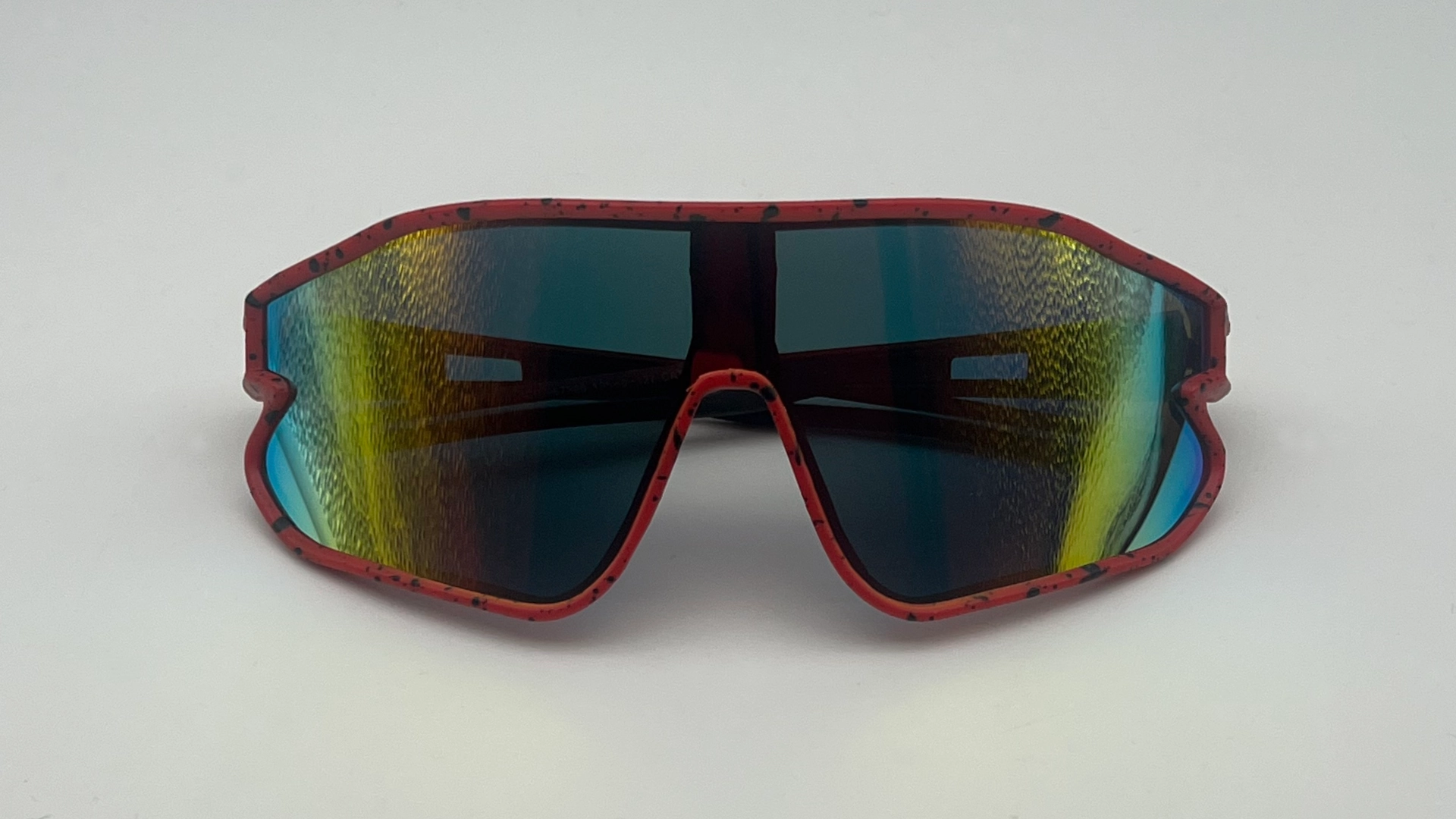 Lunettes Pit Viper Jaune - dessus Lunettes de soleil style pit viper jaune miroir vue dessus
