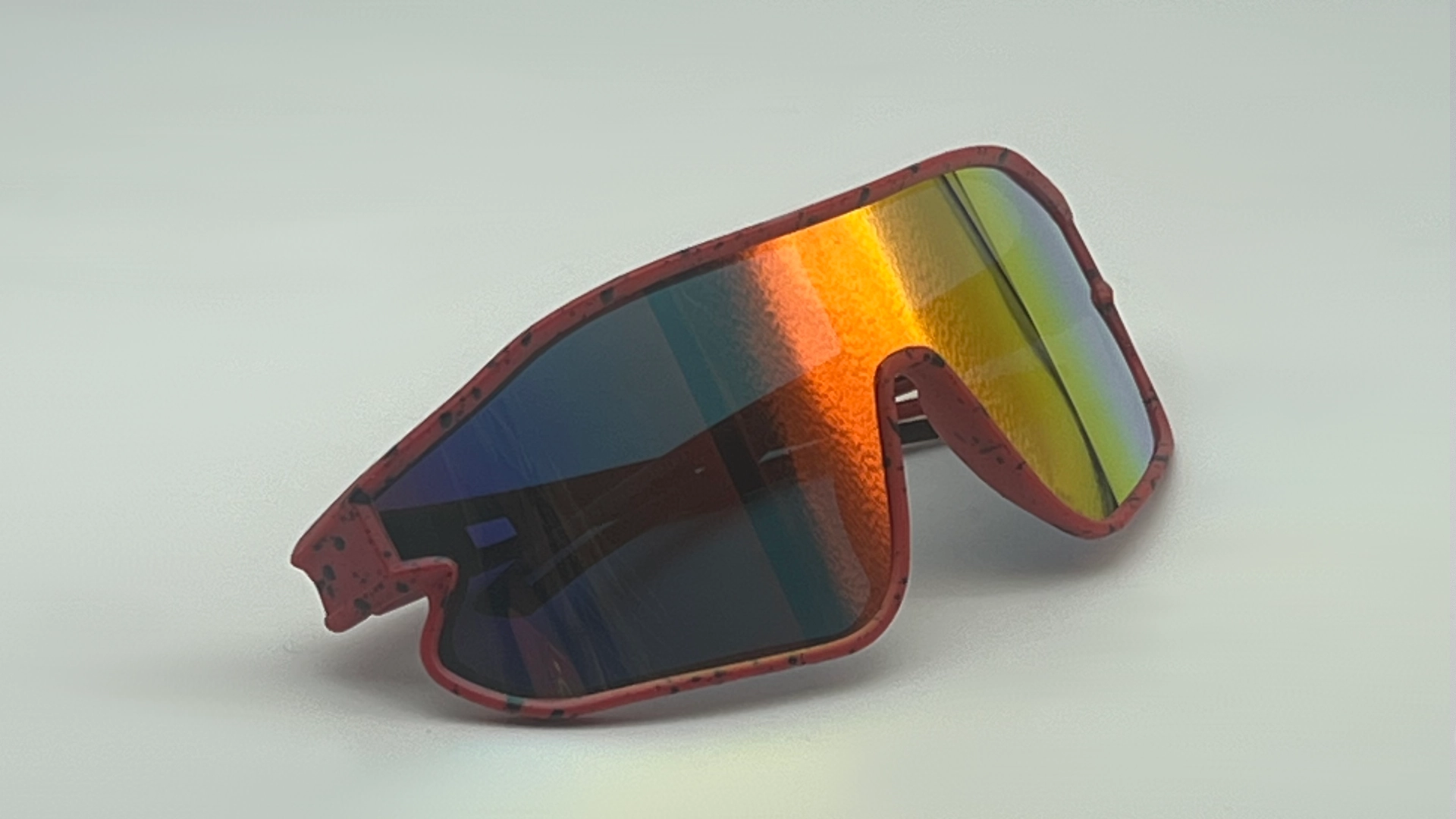 Lunettes Pit Viper Jaune - pliees Lunettes de soleil style pit viper jaune miroir vue pliees
